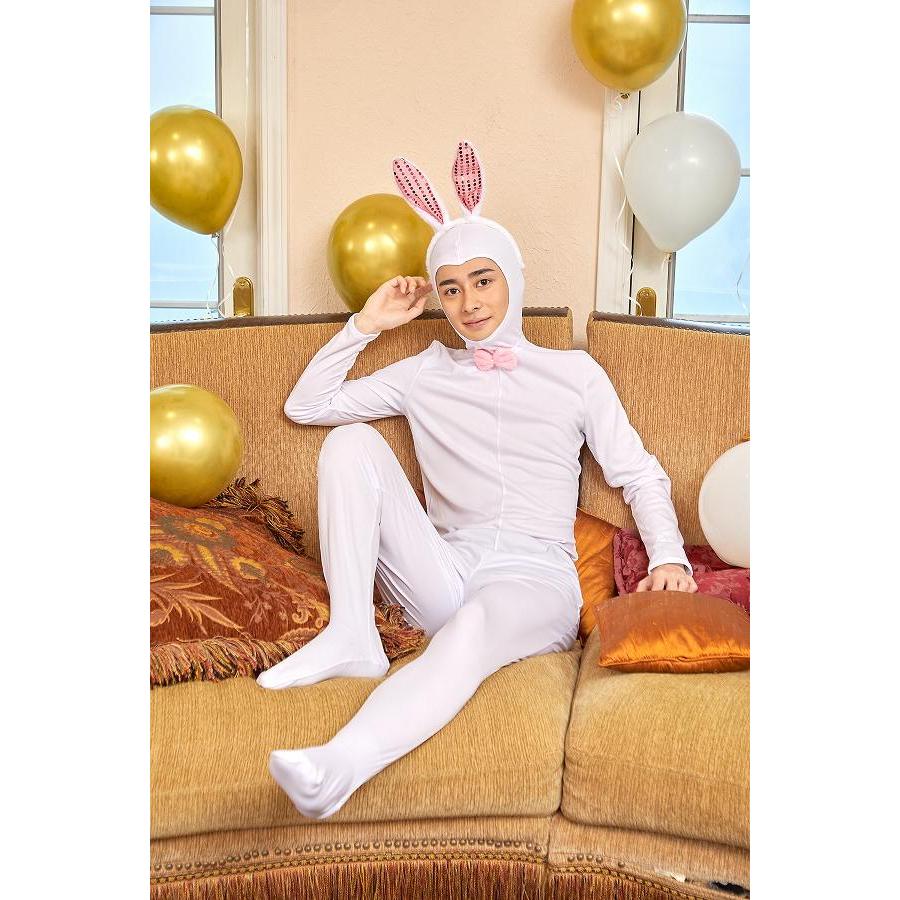 うさぎ全身タイツセット      /ウサギ コスプレ タイツ ラビット コスチューム なりきり 仮装 干支 年賀状 撮影 アニマル ハロウィン イベント (A-2089_901006) |  | 08