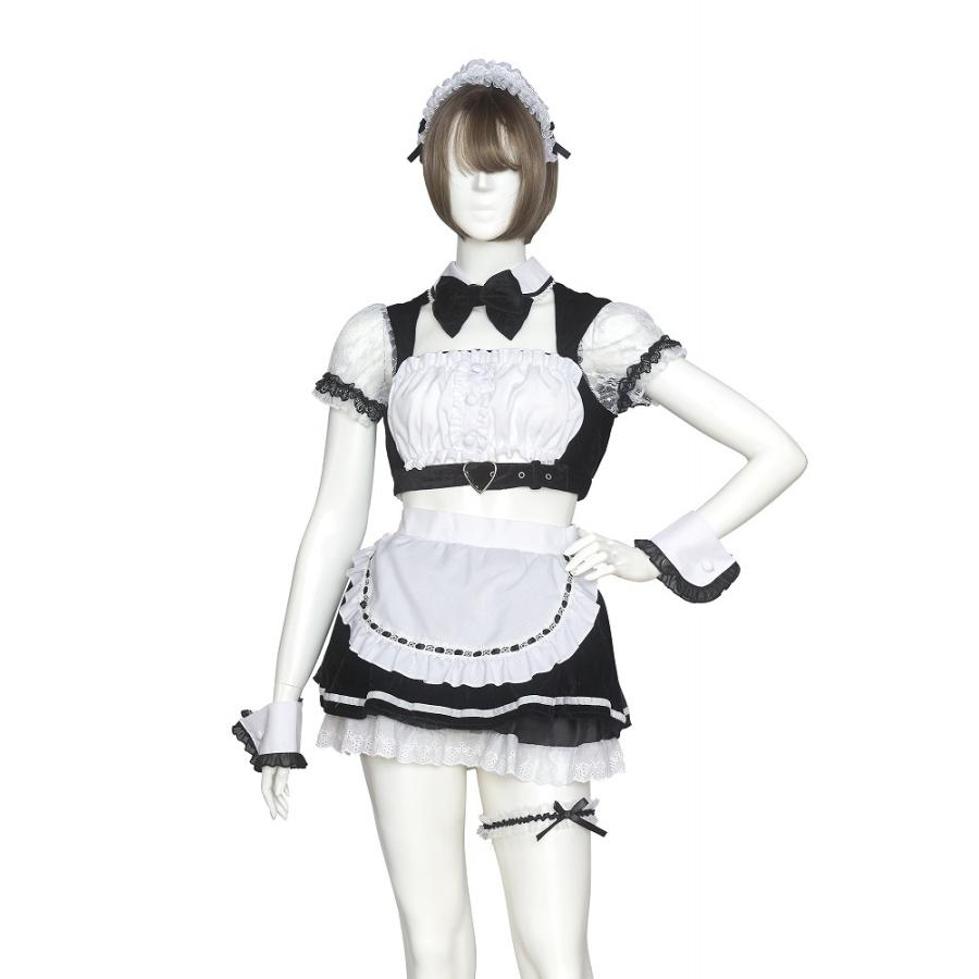 SugarWhip ベロアフェティッシュメイド /メイド コスプレ コスチューム