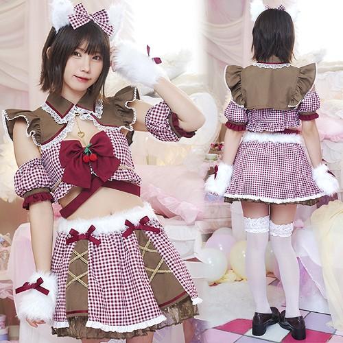 メタモルチェ えなこコラボ チェリーキャット /バレンタイン コスプレ