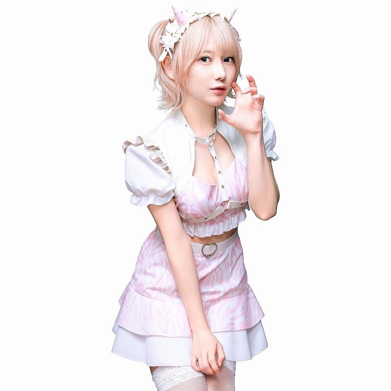 INAZUMA鬼girl パステルピンク /鬼 コスプレ 節分 衣装