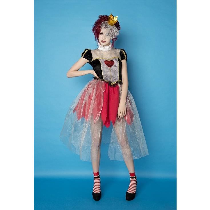 ハートの女王 コスプレ ゴースト クィーン ハートクイーン トランプ 不思議の国のアリス コスチューム アリス Hw16 Ld18 8661 Ha6218 4999aehd パーティークラッカーのカネコ 通販 Yahoo ショッピング