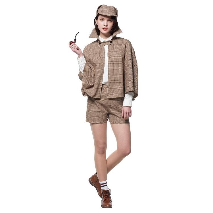 シャーロックホームズ コスプレ クールシャーロック 名探偵 コスチューム 探偵 衣装 ハロウィン 女性 コスチューム 8662 Ha6223 4999aehy パーティークラッカーのカネコ 通販 Yahoo ショッピング