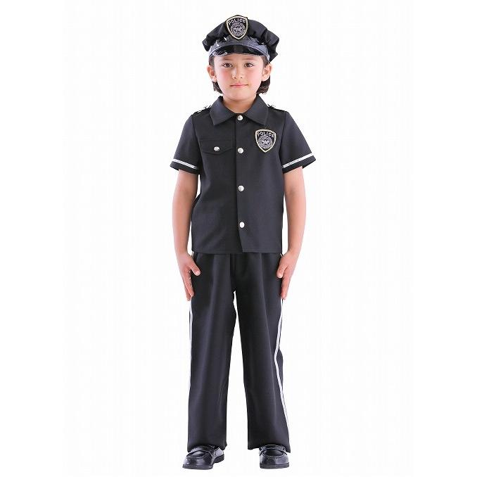 コスプレキャップ警察サバゲーミリタリー制服スパイダーマンからボリス変身あおり防止 1点までメール便も可能) スーパーポリスマン 100 /ポリス 子供