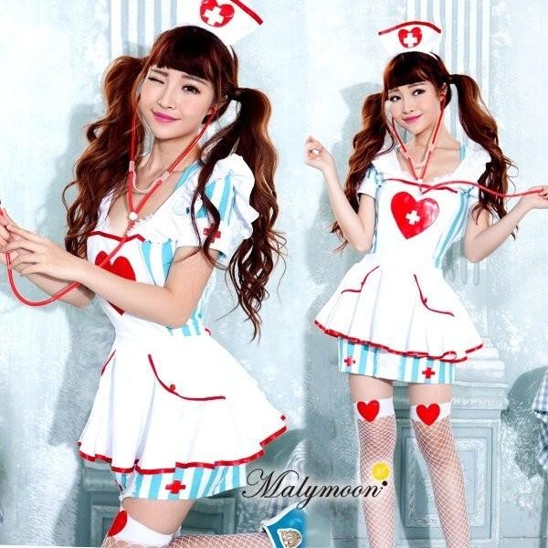 看護婦 コスチューム セクシー 仮装 ハロウィン 女性 / ナース 衣装