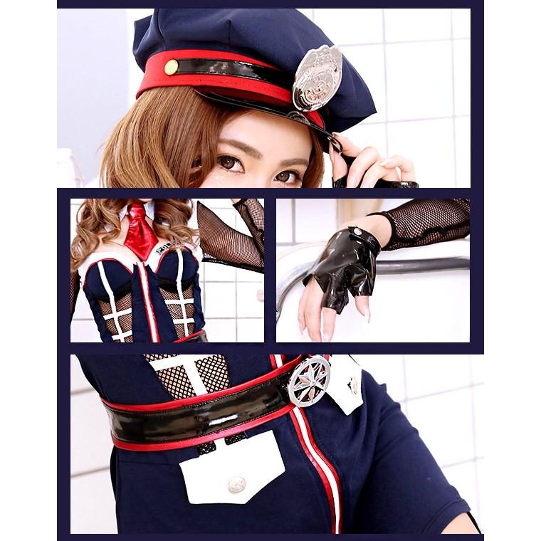 警察官 コスチューム 女性用 ポリスコス ハロウィン レディース 衣装