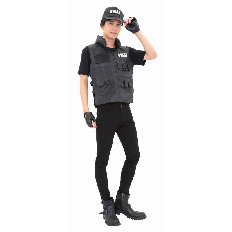 スワット コスプレ SWAT 衣装 警察 ポリス コスチューム 男性
