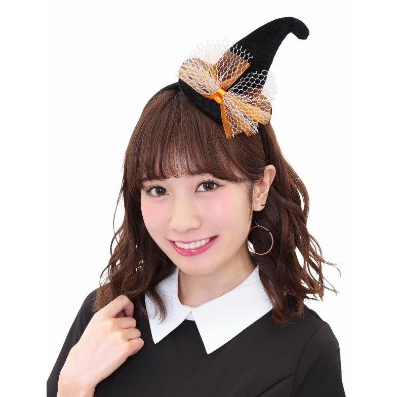 ロイヤルウィッチカチューシャ ブラック/ 魔女 コスプレ