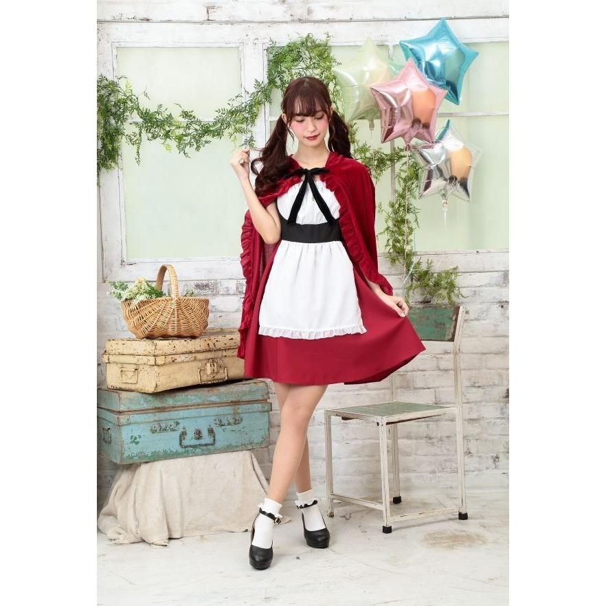 赤ずきん コスプレ ロングケープ 赤ずきんちゃん 衣装 ハロウィン