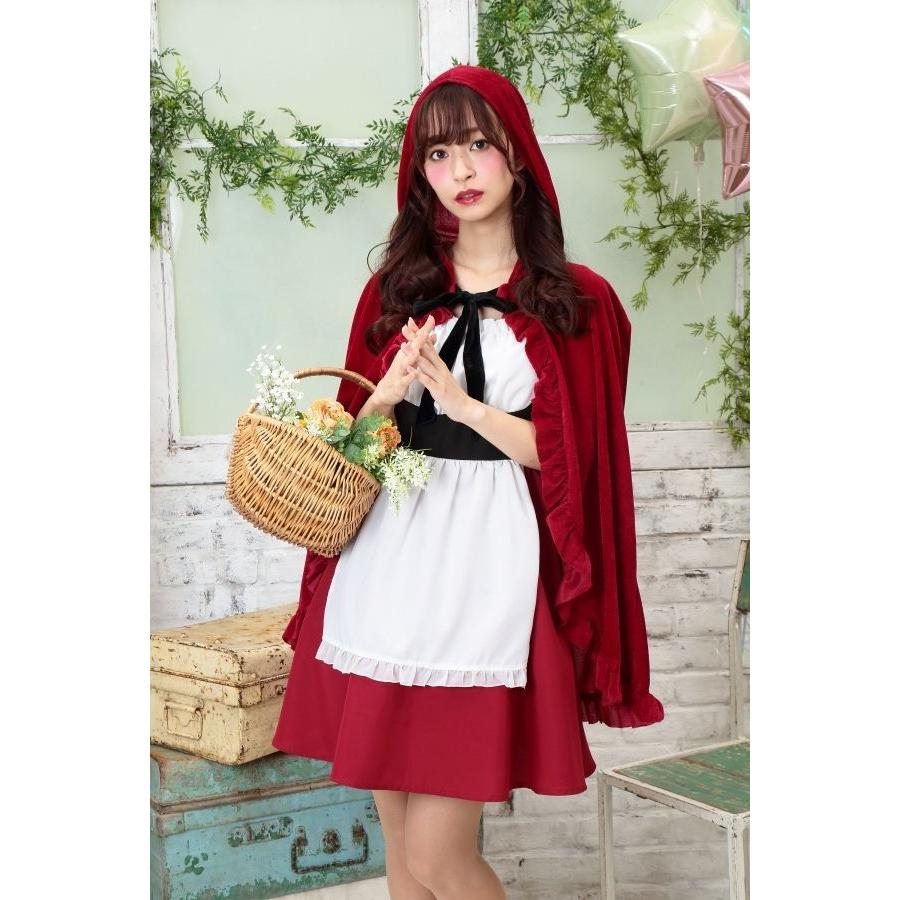 赤ずきん コスプレ ロングケープ 赤ずきんちゃん 衣装 ハロウィン