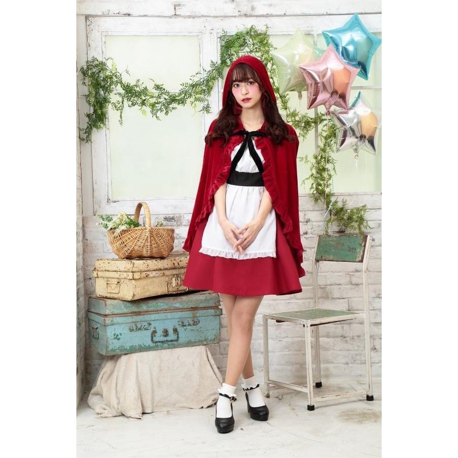 赤ずきん コスプレ ロングケープ 赤ずきんちゃん 衣装 ハロウィン