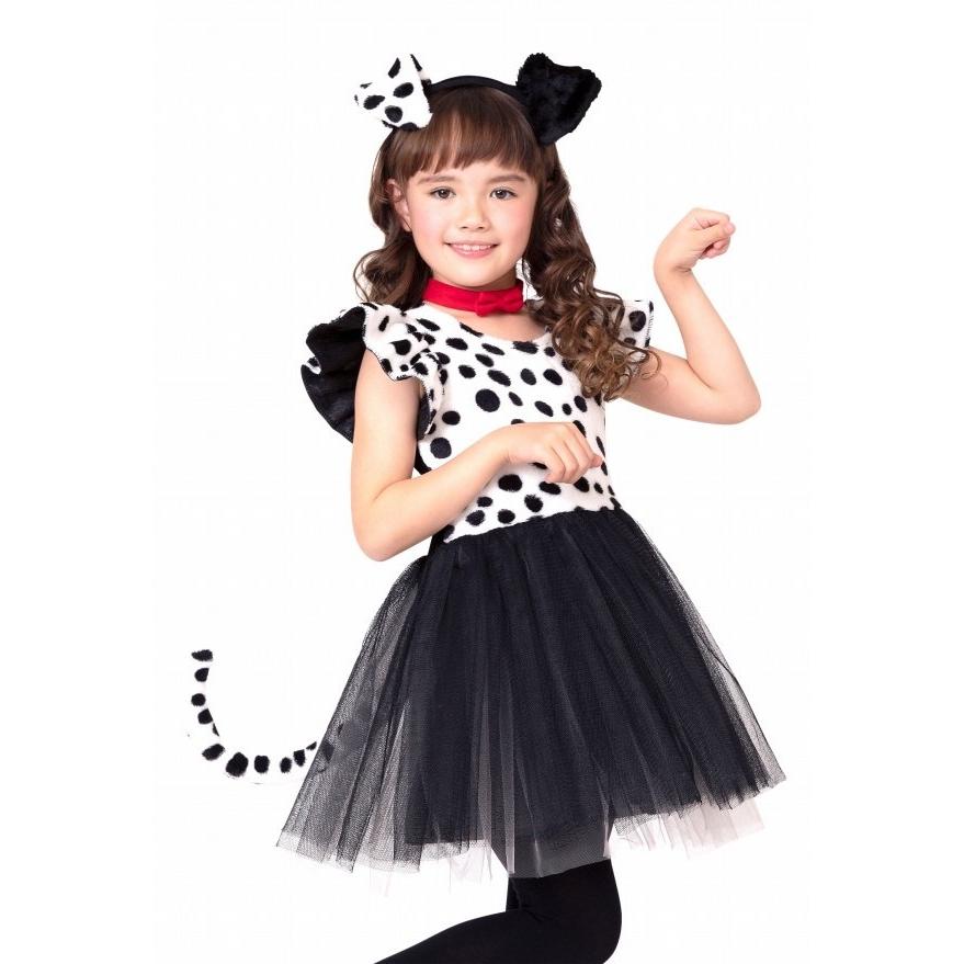 『みさ』  ダルメシアンコスプレ ダルメシアンスカート ズボン 子供服 楽天市場】COSCHU! プティダルメシアン 150 ［ダルメシアン