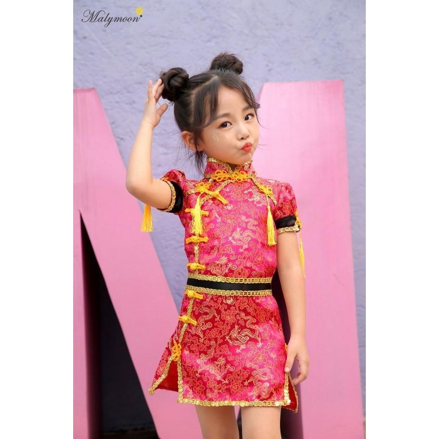 マリームーン コスプレ チャイナドレス コスチューム 子供用 キッズ