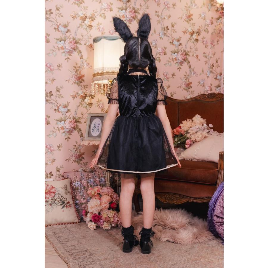 1点までメール便も可能) ミミラパンノワール キッズ 120 /黒うさぎ