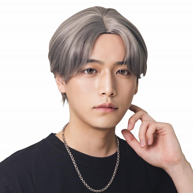 金髪メッシュ入り☆イナセ男かつら☆値下げ Amazon | [イエローコーン] SJ－5107メッシュジャケット