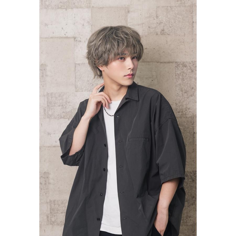 WIGGY RICHメンズ ニュアンスパーマ(アッシュベージュ)　      /メンズウィッグ 男性用 かつら ファッションウィッグ 男装用 仮装 イベント(_912149) |  | 13