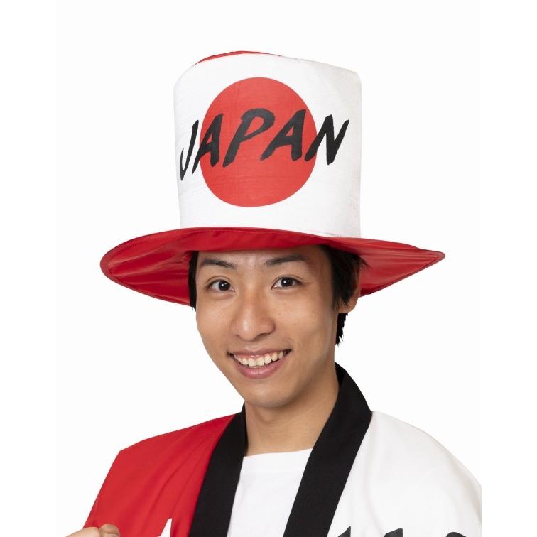 日本 応援グッズ 応援シルクハット 帽子 スポーツ サッカー 野球 応援