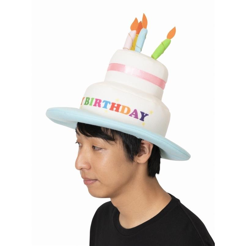 誕生日ケーキ コスプレ かぶりもの なりきり ハロウィン 仮装 マラソン イベント/ かぶりもん バースデーケーキハット  （C-0808_890331） :KA0831--4094EASZ:パーティークラッカーのカネコ - 通販 - Yahoo!ショッピング
