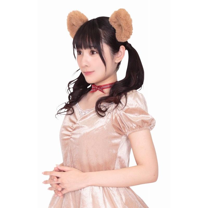 2点までメール便も可能) けもみみピン ベアー/ クマ くま耳ピン