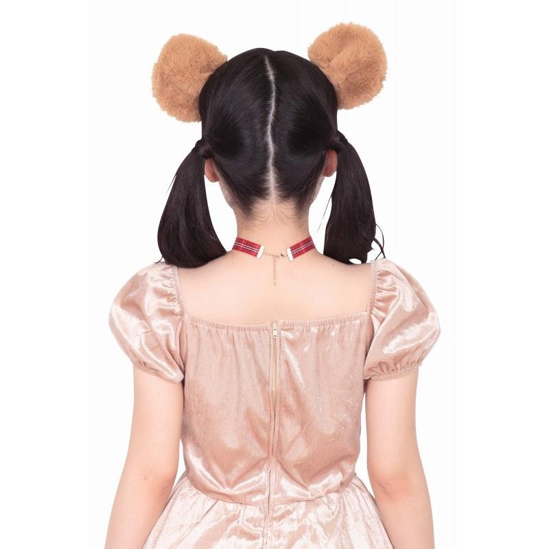 2点までメール便も可能) けもみみピン ベアー/ クマ くま耳ピン