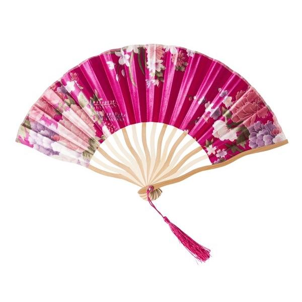 6点までメール便も可能) 花鳥風月 扇子 桃 /扇子 花魁 コスプレ