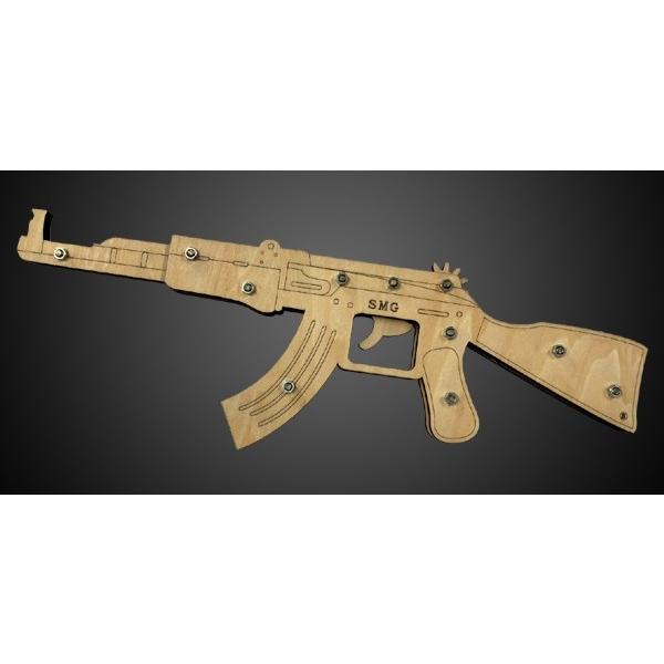 輪ゴムピストル Type8 回転式大型ライフル(6連射)モデル /ゴム鉄砲