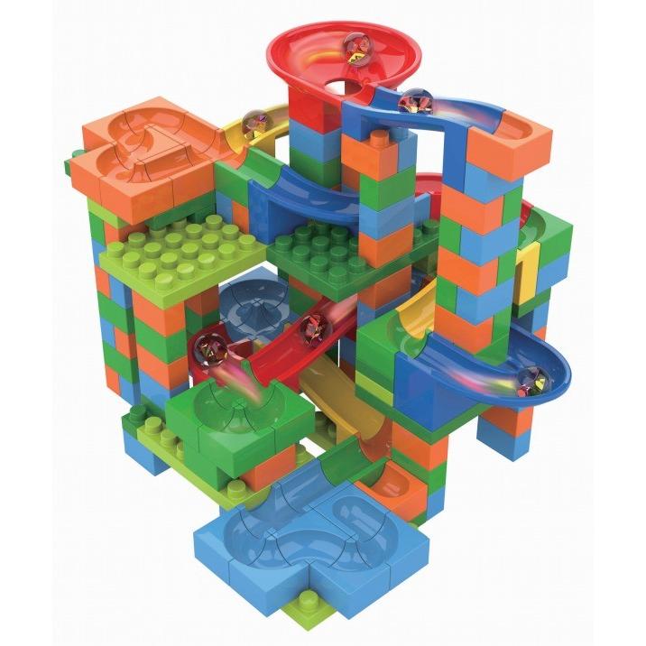 知育玩具 ブロック ピタゴラスイッチ風 コースター 子供 おもちゃ