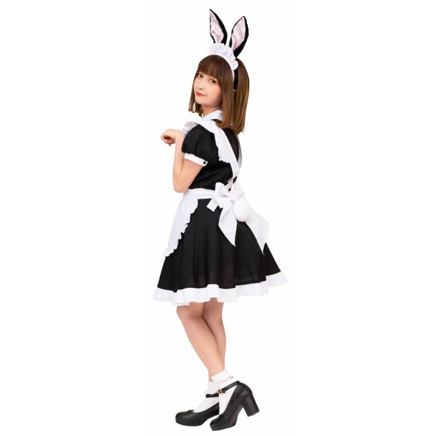 けもみみしっぽセット 黒うさぎ/ ケモ耳 コスプレ ウサギ けもみみ 黒