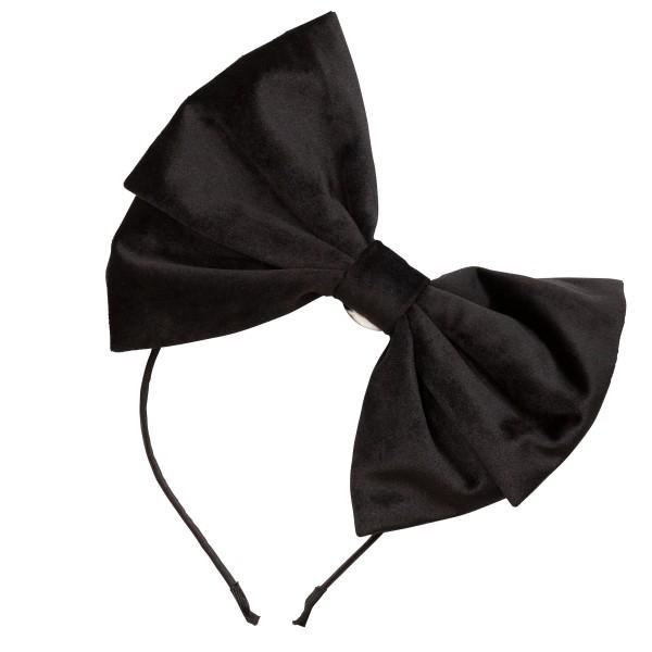 ほぼ未使用✴︎クードル　ベロア　リボンカチューシャ　黒　COUDRE リボンカチューシャ（カチューシャ）｜COUDRE（クードル）の