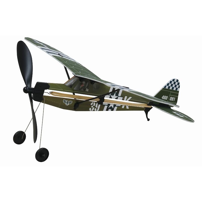 ゴム動力模型飛行機 アビエイター パイパー J-3 カブ /ゴム