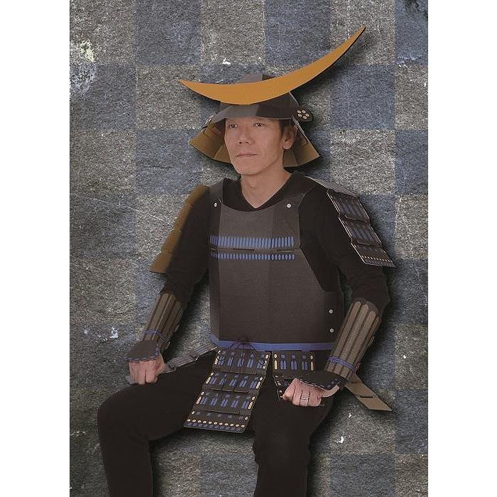 お値下げ。節句、兜。チャンチャンコ。 ダンボール工作 段ボール ペーパークラフト チャンバラ 甲冑