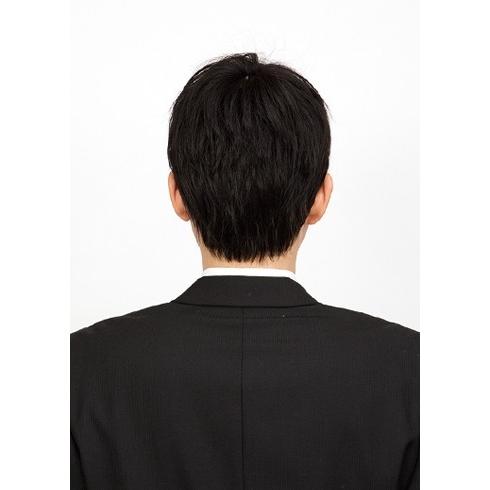 ヘアネット付 ラパンドアールオム カームショート スタンダードブラック      /メンズウィッグ 男性用 かつら コスプレ ファッション イベント (3463)の画像