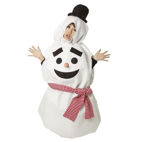 だんごスノーマン クリスマス衣装 雪だるま コスプレ 男性用 大人衣装