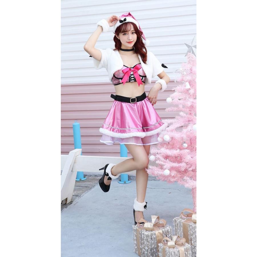 【MalyMoon】サンタ コスプレ衣装 セッ 1～3営業日で発送】プリマレッドセクシーサンタセットアップ