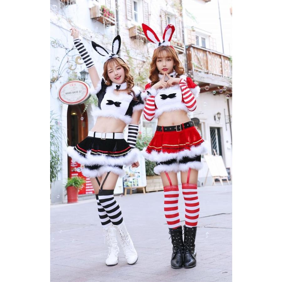 Amazon.co.jp: [Malymoon] コスプレ サンタ バニー 雪うさぎ