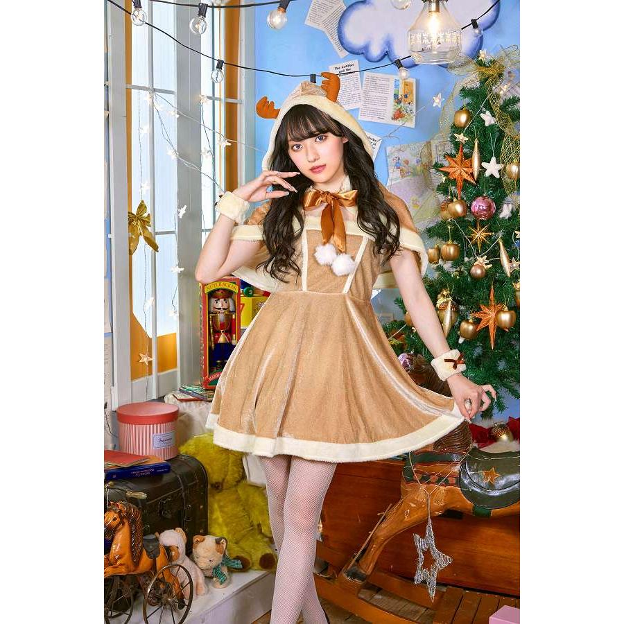 ミミノエル リボンケープトナカイ　　/トナカイ コスプレ クリスマス コスチューム 女性用 レディース 仮装 かわいい セクシー イベント (_899815)｜p-kaneko｜12