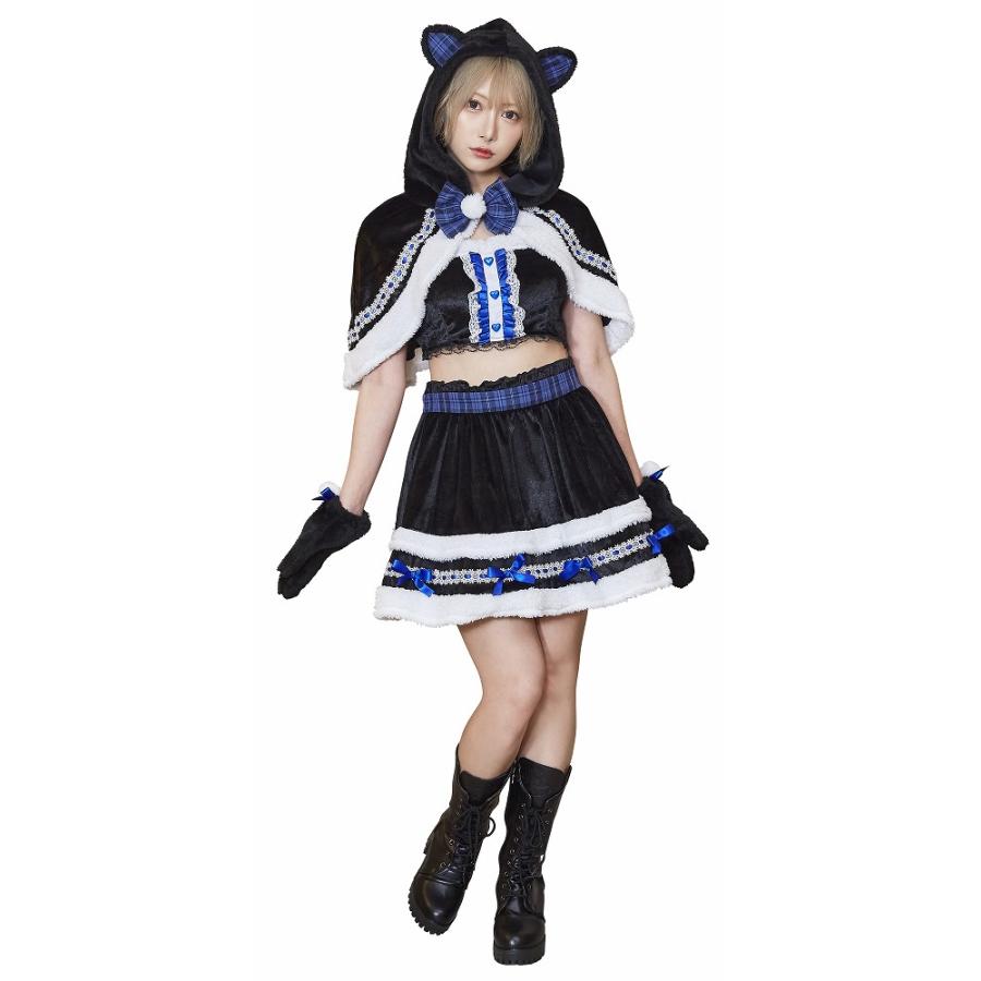 キャットサンタ (篠崎こころ×ファンメイド) /サンタ コスプレ 黒 キャットサンタ (篠崎こころ×ファンメイド) /サンタ コスプレ 黒