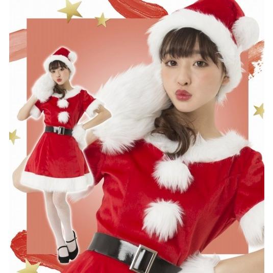 サンタ コスプレ Sサイズ レッド NEW カラフルサンタ(レッド) /サンタ コスプレ カラフル カラーサンタ