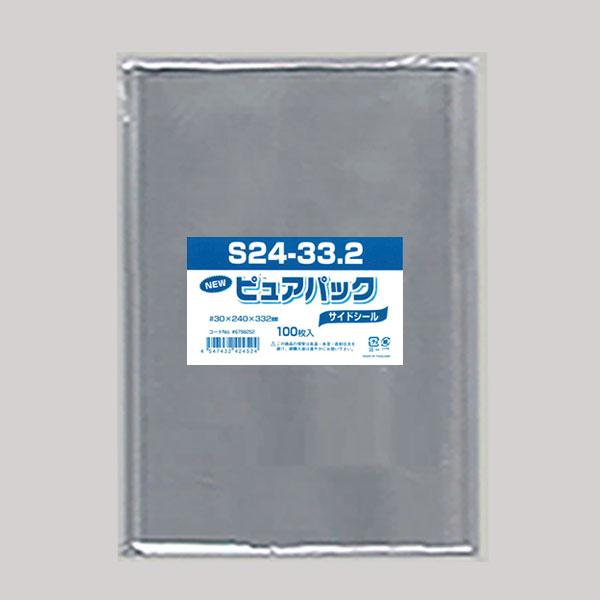 OPP袋 ピュアパック S24-33.2 （角2サイズ） 100枚 : 030404-1733 : パッケージ マルオカ - 通販 ...