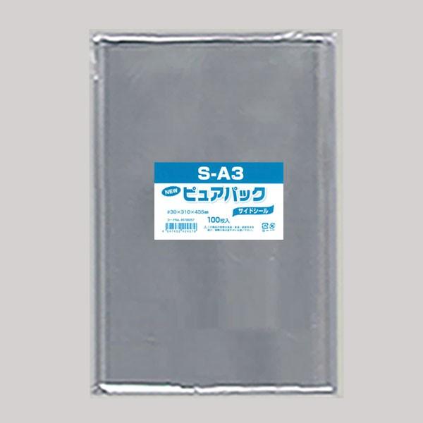 OPP袋 B5 テープ付き 3000枚 クリアクリスタルピュアパック 透明袋 送料無料/直送” OPP袋 ピュアパック S31-43.5 A3用 3000枚