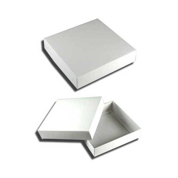 ブランド登録なし - “貨物輸送無料/直送” 白無地箱 白汎用BOX H-68 (まっ四角) (内寸横140 内寸縦140 高さ40) 250枚
