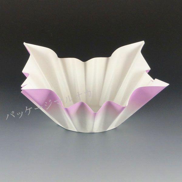 “送料無料/丸岡出荷” 紙鍋 色和紙鍋(紫色) SKA-147(250×250) (縦250 横250 底径100) 1500枚