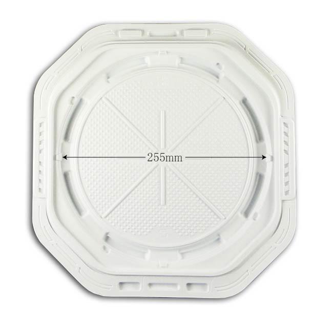 “送料無料/直送” ピザ容器 CT WRP 10インチ W 身 255×255 (縦315 横331 深さ23) 200枚_1