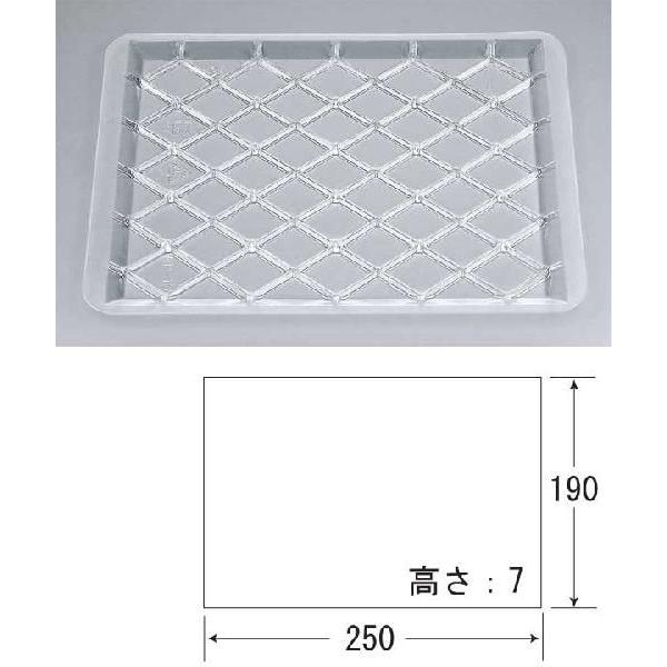 “送料無料/直送” 珍味トレー KP-10  (縦250 横190 高さ7 材質OPS) 3000枚