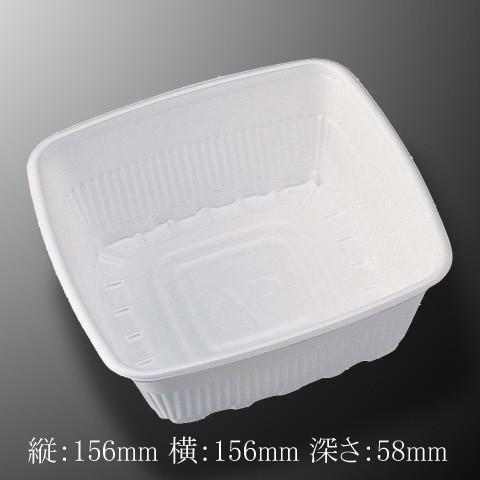 “送料無料/直送” CFランチBOX1 本体のみ (縦156 横156 深さ58) 800枚