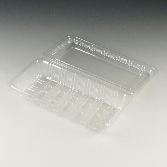 “送料無料/直送” フードパック F-28-B SE (厚み15μ 縦188 横94 深さ30 蓋高さ10 1枚5.5g 材質OPS) 3000枚