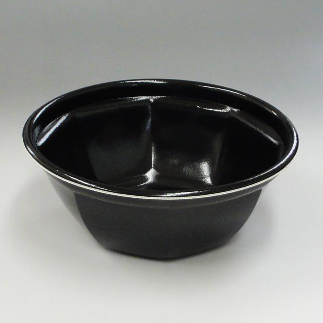 “地域で無料/直送” どんぶり KNB-185-U 黒 和食用 600枚/送料タイプ062