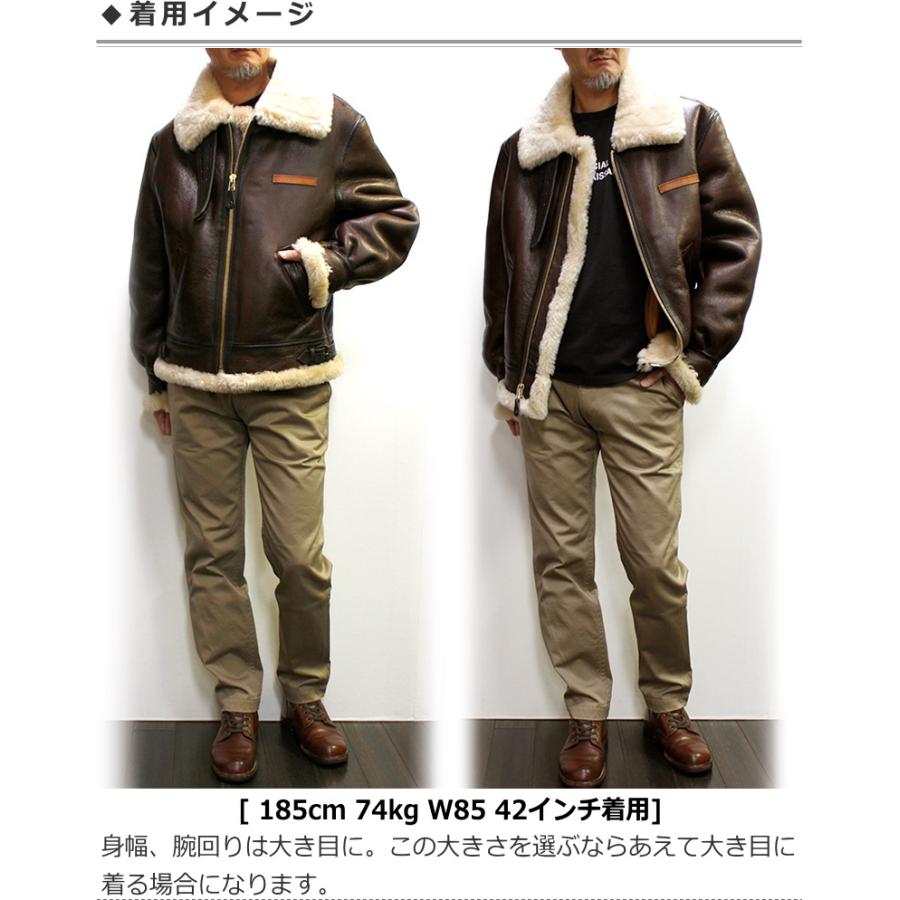 AVIREX/アビレックス B-3ムートンフライトジャケットNo.2105 (B-3/FLIGHT JACKET) 防寒アウター バイクアウター｜p-mrt｜11