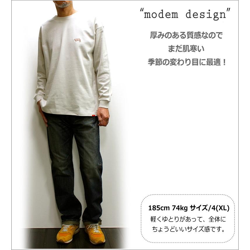 modem design design(モデムデザイン) 10OZ L/S TEE 