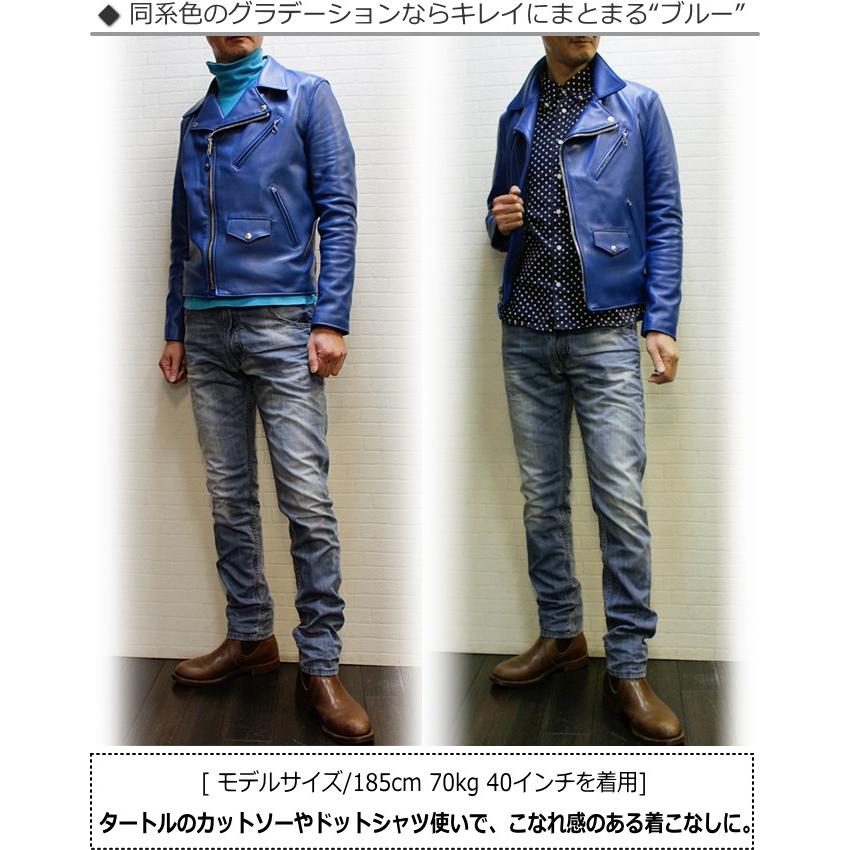 Schott ショット ラム革ダブルライダース 228US LAMBSKIN DOUBLE RIDERS メンズ革ジャン No.782-3950089｜p-mrt｜11