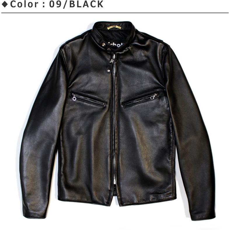 Schott ショット ラム革シングルライダース 241XX(7550) LAMBSKIN 